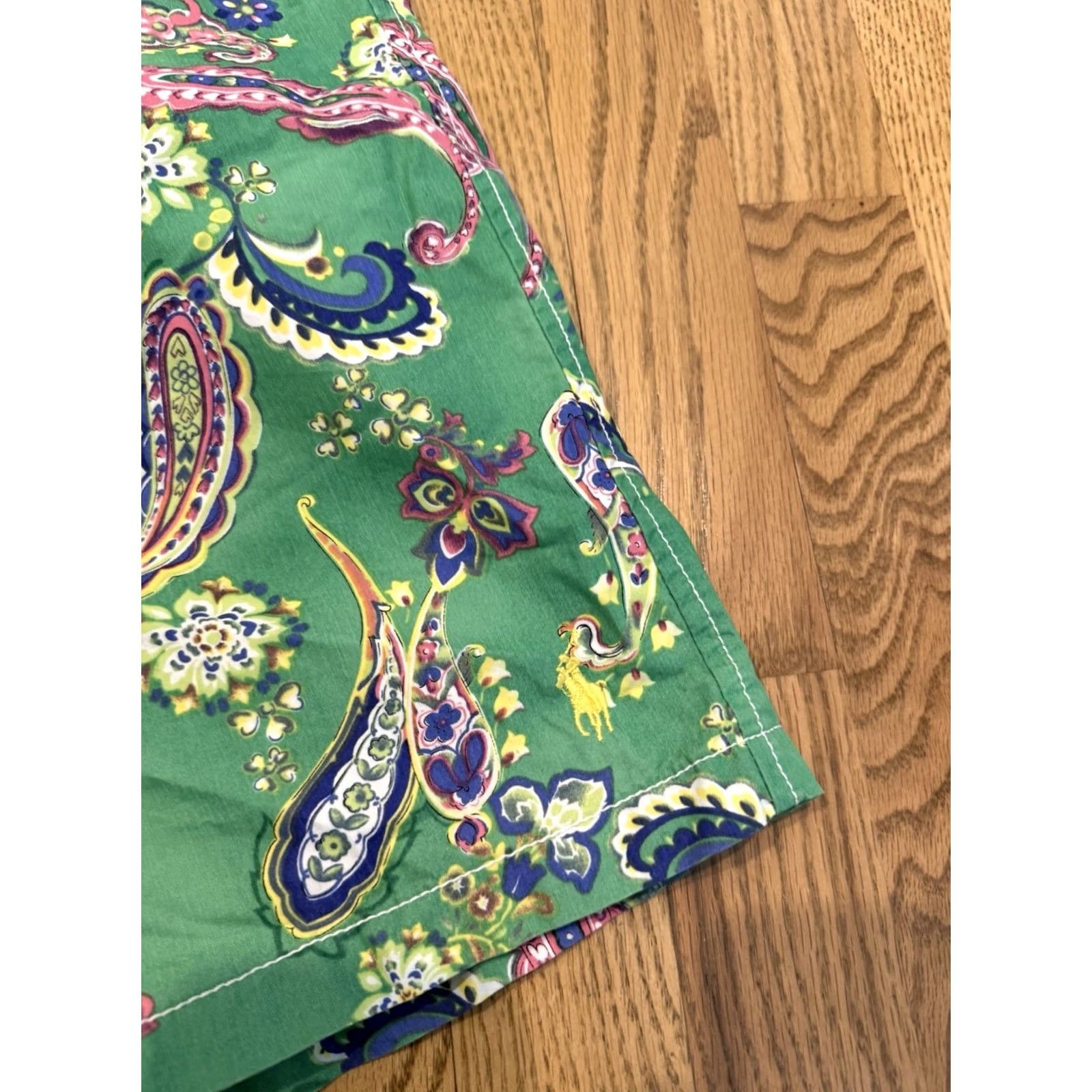 Polo Ralph Lauren Polo Ralph Lauren Shorts Men’s Medium Paisley Green Swim Trunks Board Drawstring Mens Beach Hawaiian Tropical 90s (if applicable) Size US M / EU 48-50 / 2 - 4 Thumbnail