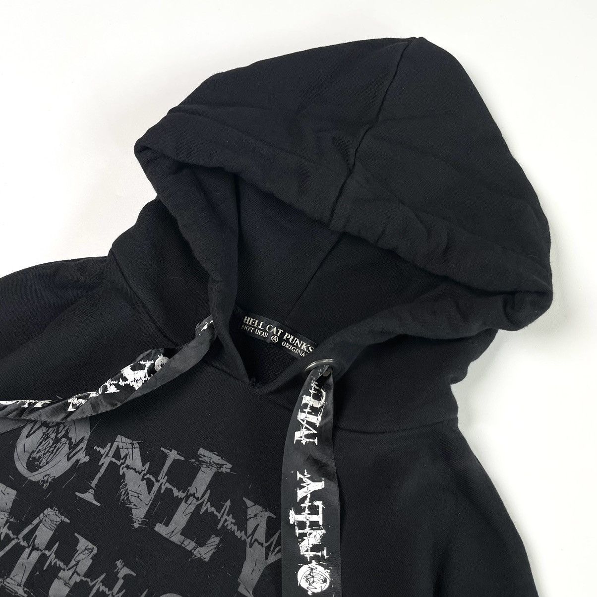 Japanese Brand Hell Cat Punks Music Hoodie Black Size US L / EU 52-54 / 3 - 6 Thumbnail