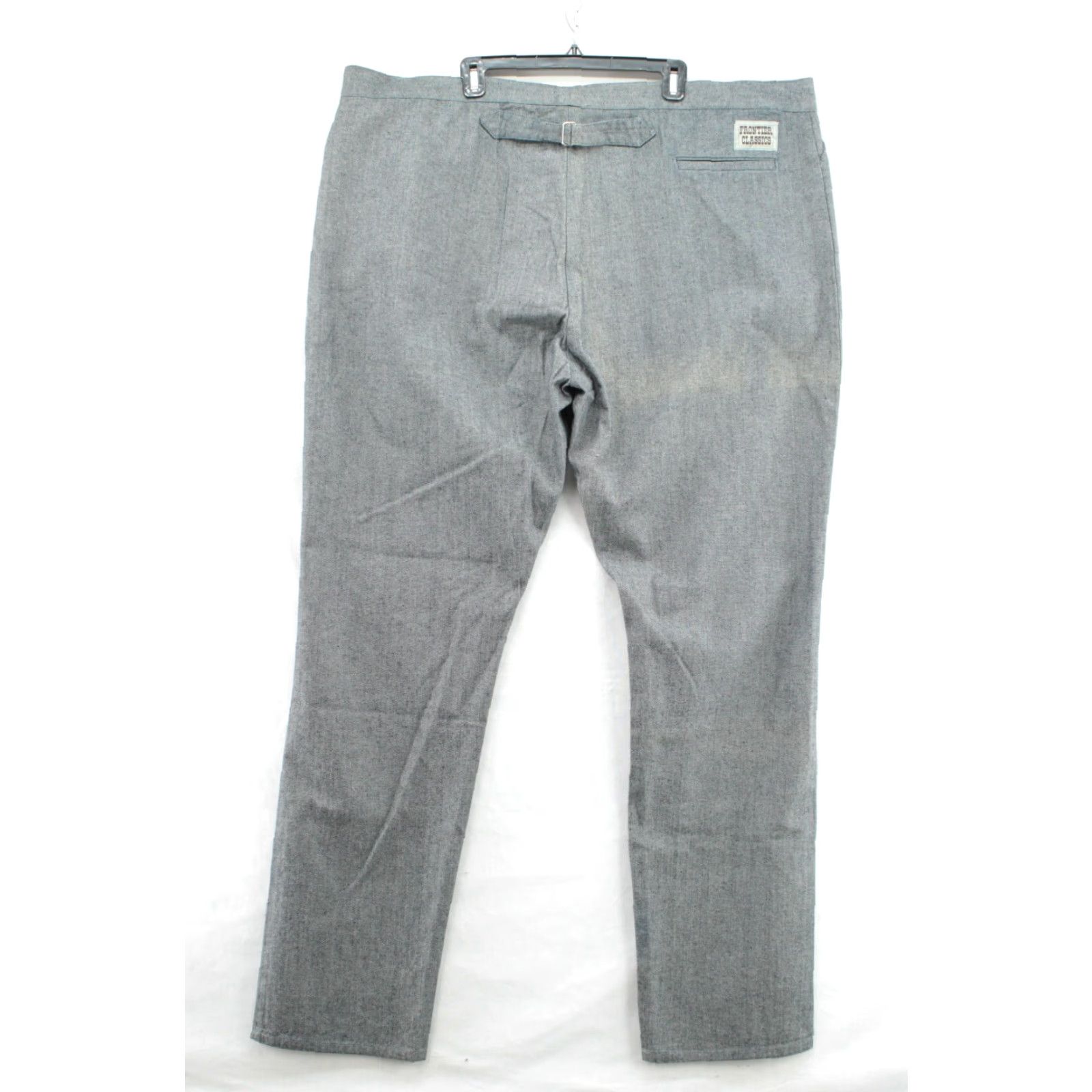 Vintage VINTAGE Frontier Classics Jeans Mens 50x37 Black Denim Button Fly Cowboy Buckle Western 80s Size US 34 / EU 50 - 6 Thumbnail