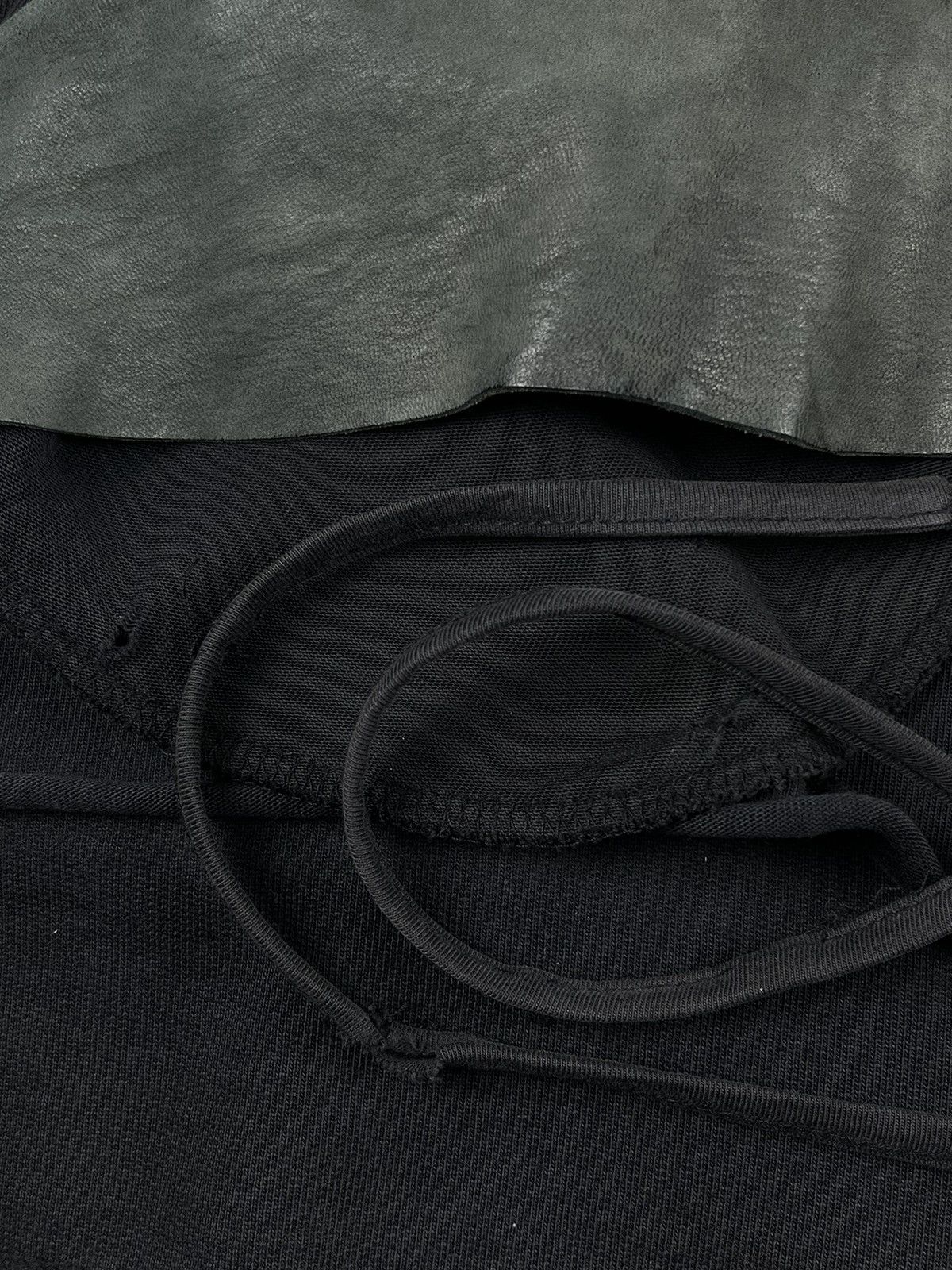 Rick Owens × Rick Owens Drkshdw × Vintage Rick Owens SLAB Layered Bondage Hoodie Size US M / EU 48-50 / 2 - 6 Thumbnail