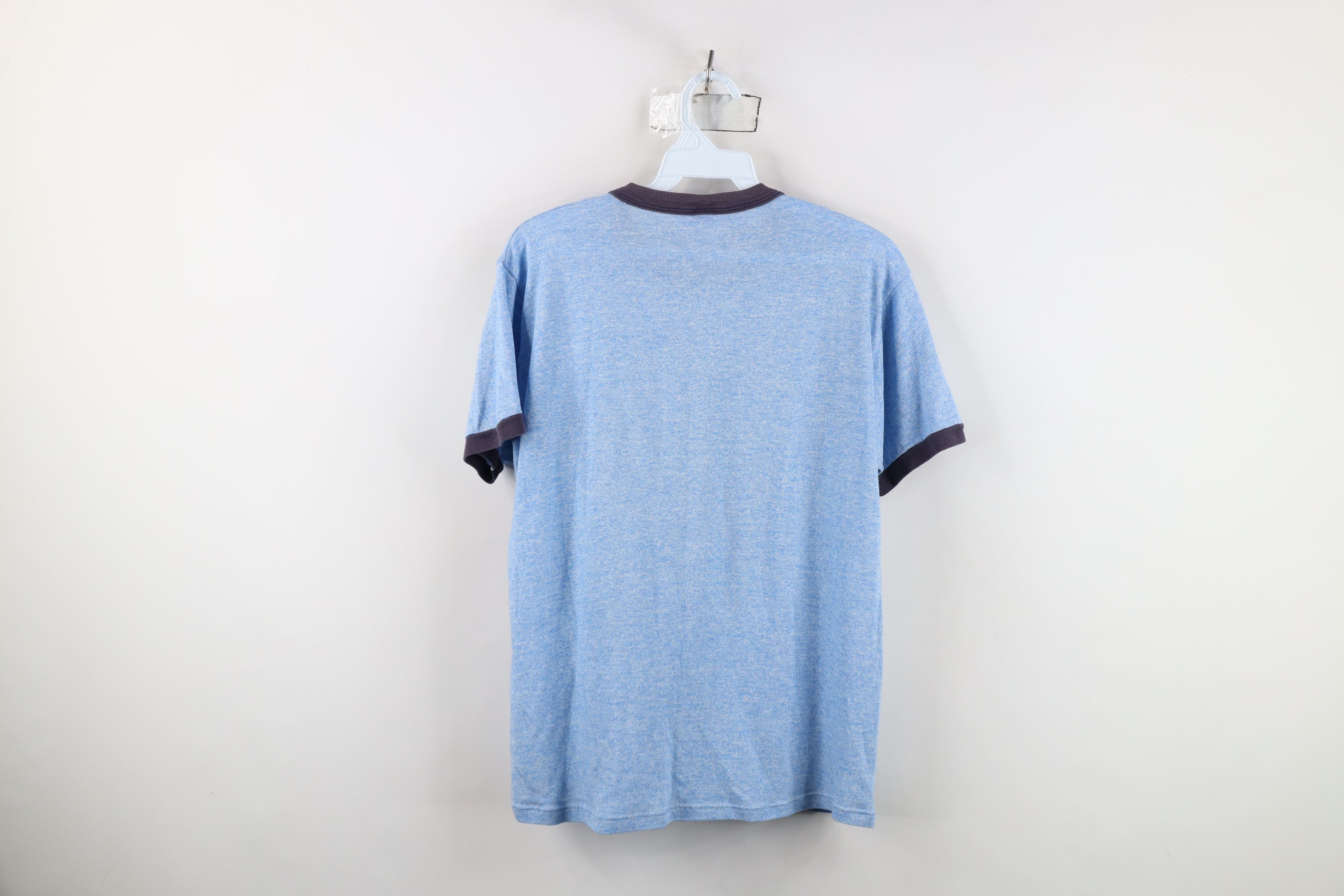Russell Athletic Vintage 90s Russell Athletic School Ringer T-Shirt Blue USA Size US M / EU 48-50 / 2 - 11 Thumbnail