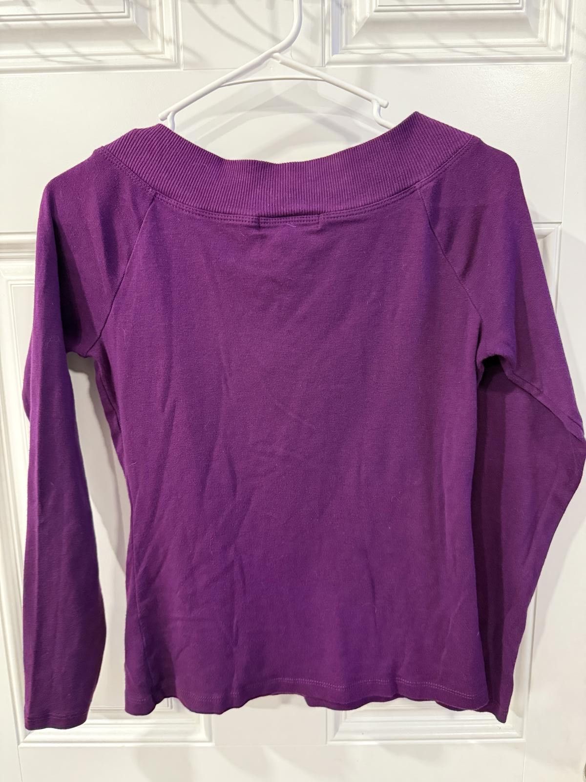 Lauren Ralph Lauren Lauren Ralph Lauren Long Sleeve Purple Top Size Petite M Size M / US 6-8 / IT 42-44 - 2 Thumbnail