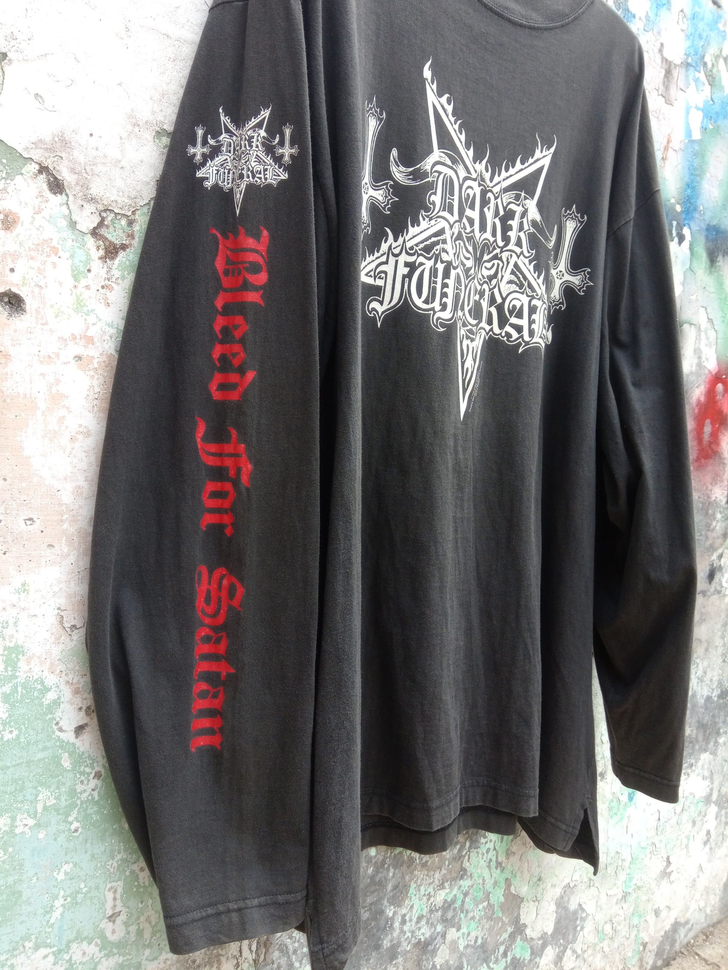 Band Tees × Vintage Vintage tour 1998 DARK FUNERAL bleed for satan tour '98 Size US XL / EU 56 / 4 - 7 Thumbnail