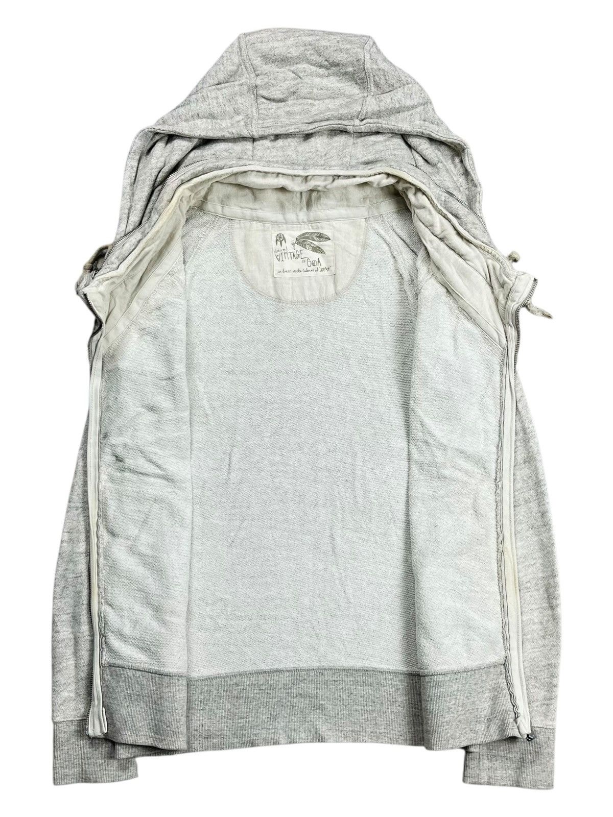 If Six Was Nine 2000s GOA - Apocalypse Style Bono Zip Hoodie