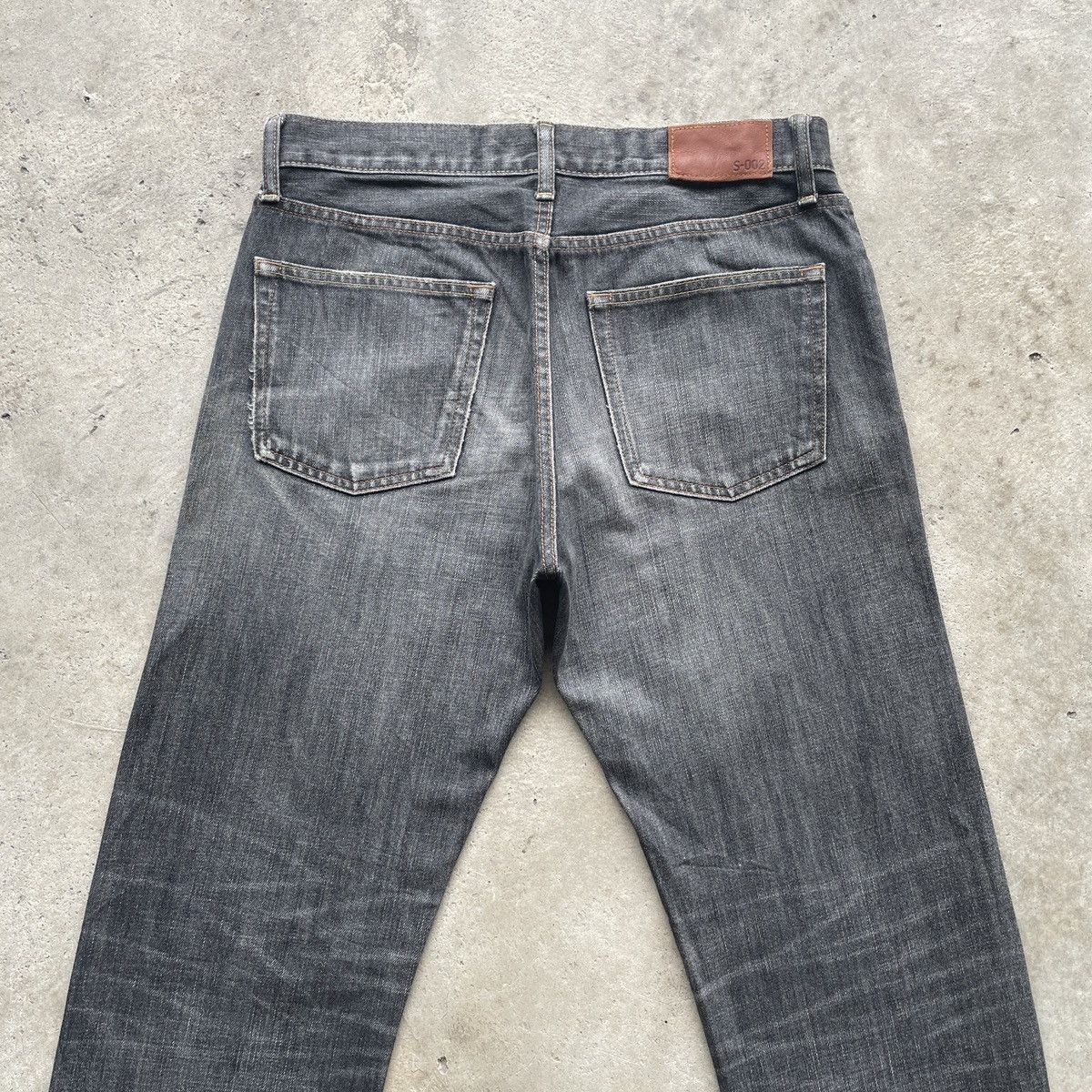 Japanese Brand × Jean W32💥 Vintage Japanese Brand Black Faded Jeans Denim Pants Size US 32 / EU 48 - 9 Thumbnail