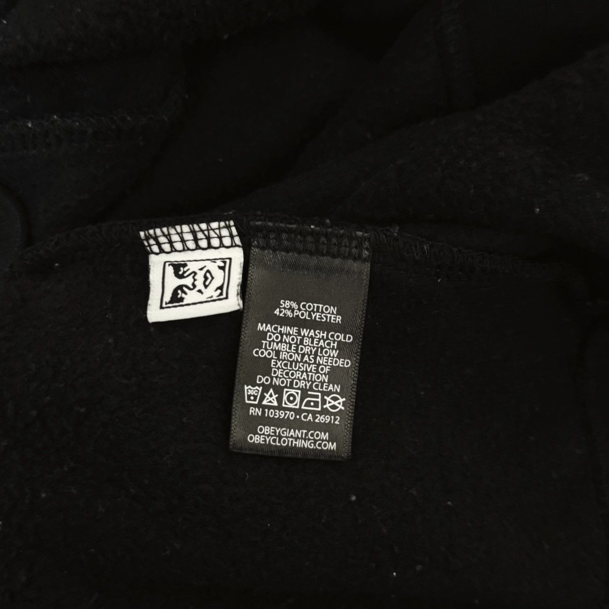 Obey Obey Icon Patch Embroidered Hoodie Black M Size US M / EU 48-50 / 2 - 5 Thumbnail