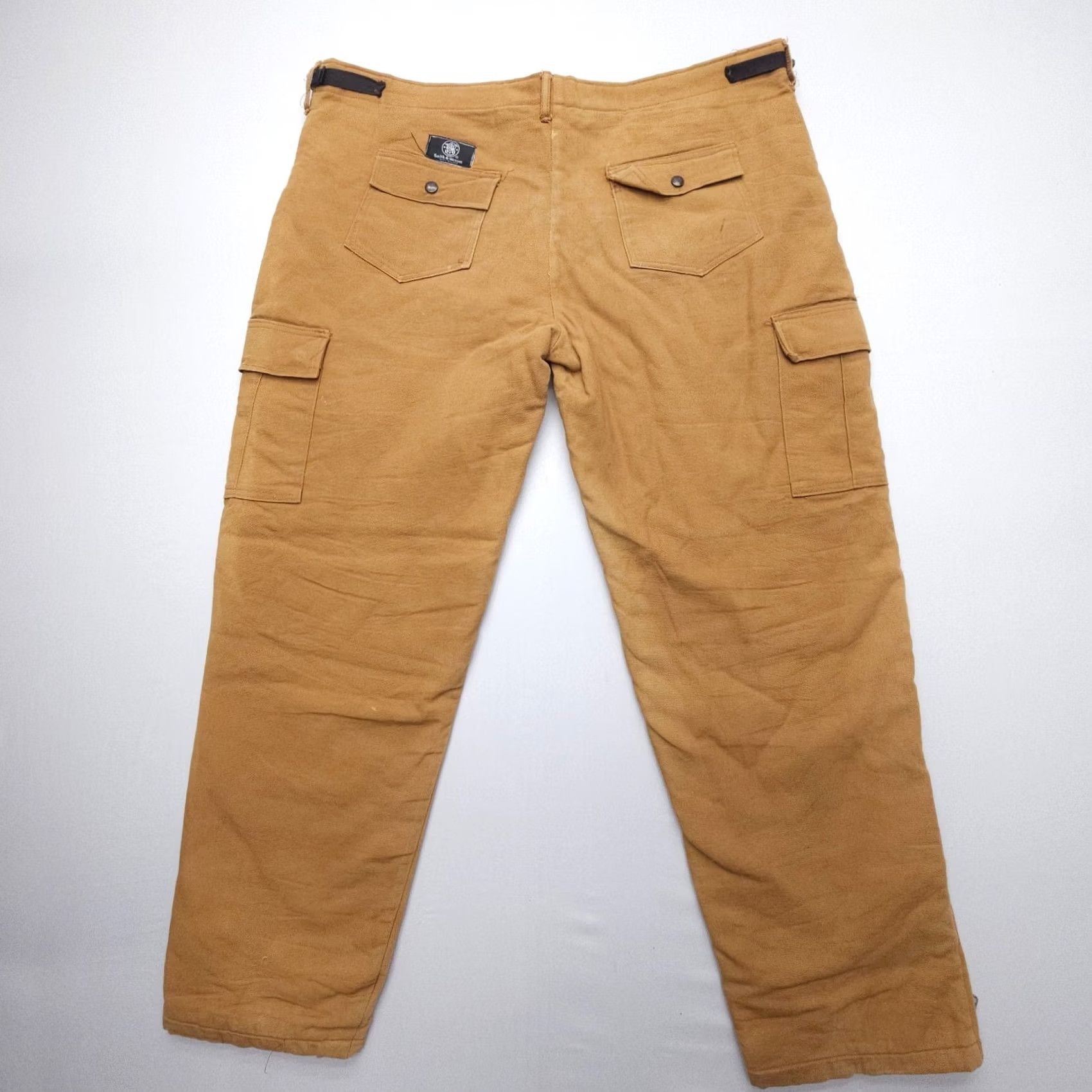 Vintage Prestige Apparel Pants Cargo 2XL Brown Cotton Lined 5-Pocket Workwear Vintage VTG Not N/A Size US 39 - 2 Thumbnail
