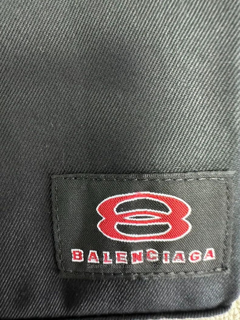 Balenciaga Balenciaga Size M Twill logo long work pants Size US 27 - 3 Thumbnail