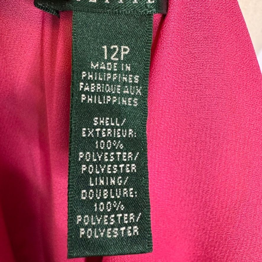 Lauren Ralph Lauren Lauren Ralph Lauren Petite Tropical Floral Flounce Dress 12P Size XL / US 12-14 / IT 48-50 - 7 Thumbnail