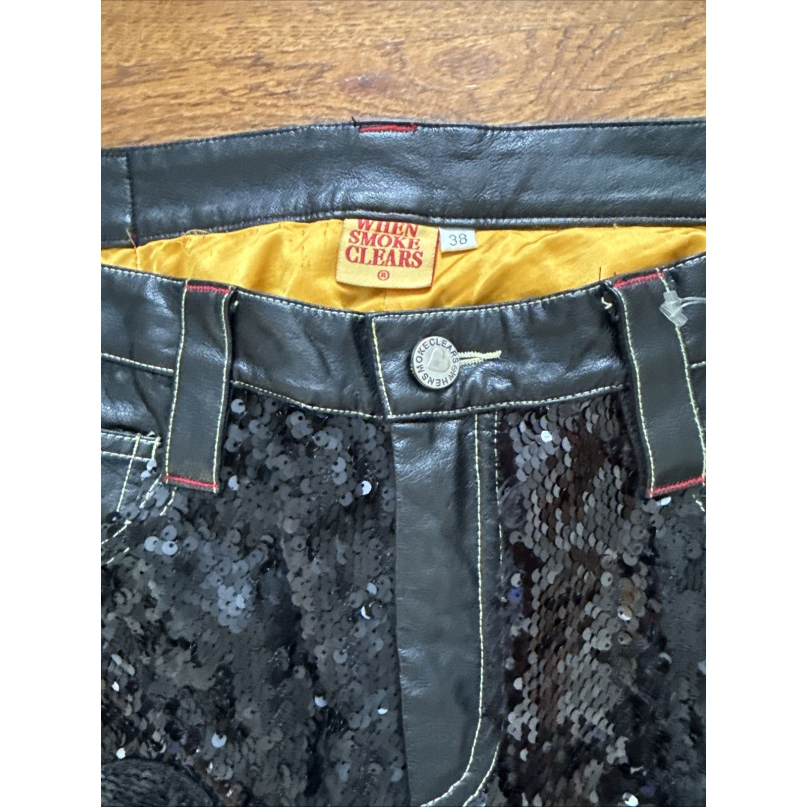 Whensmokeclears Whensmokeclears WSC SEQUIN PANTS Men’s Size 38 SEE PHOTOS! Size US 38 / EU 54 - 9 Thumbnail