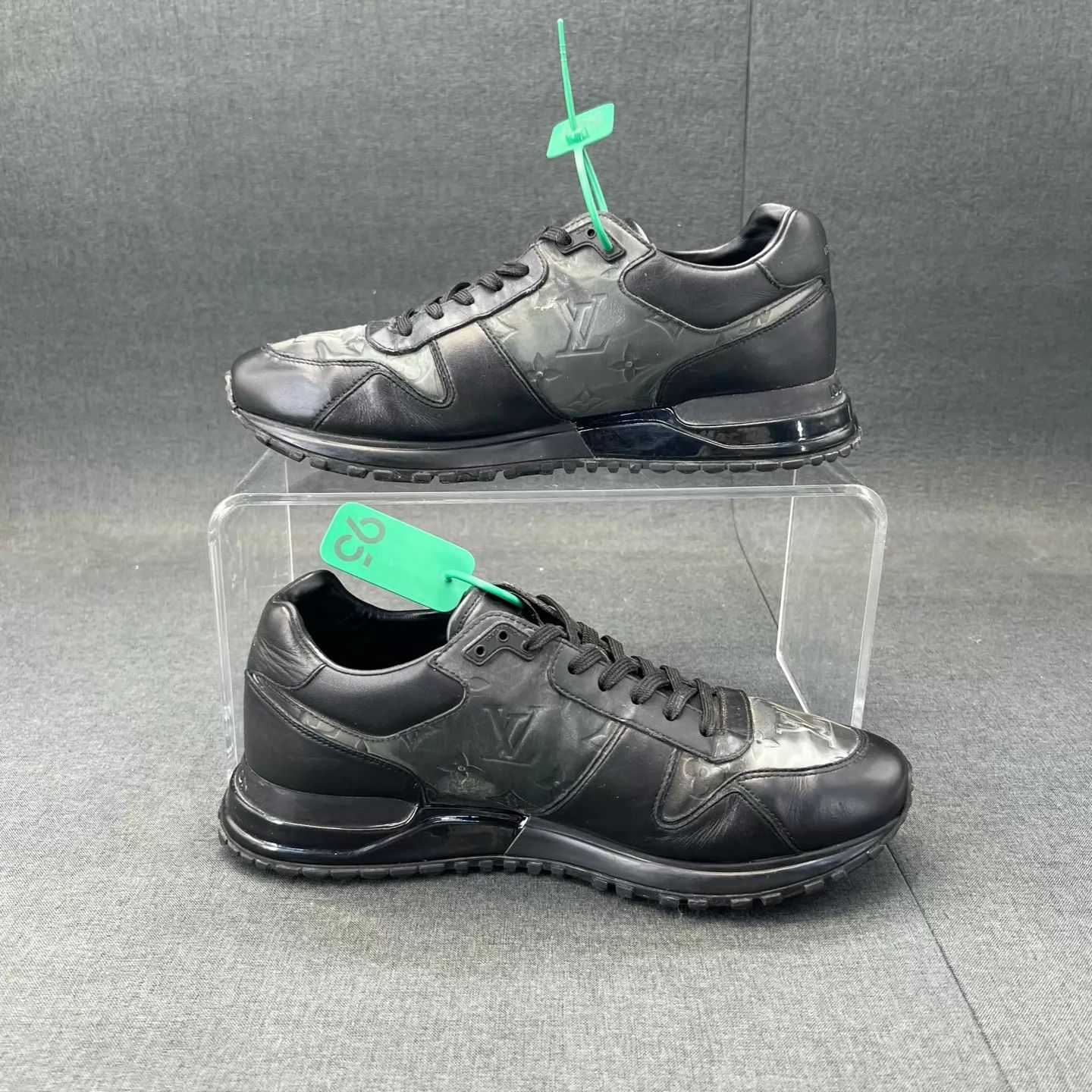 Louis Vuitton LV Run Away Black 6.5 Good, OG Box Size US 6.5 / EU 39-40 - 3 Thumbnail