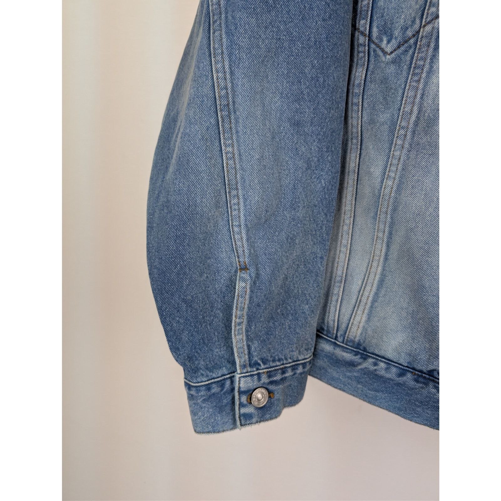 Balenciaga o1rshd1 Japanese Indigo Denim Large Fit Jacket Electric Blue Size US S / EU 44-46 / 1 - 5 Thumbnail