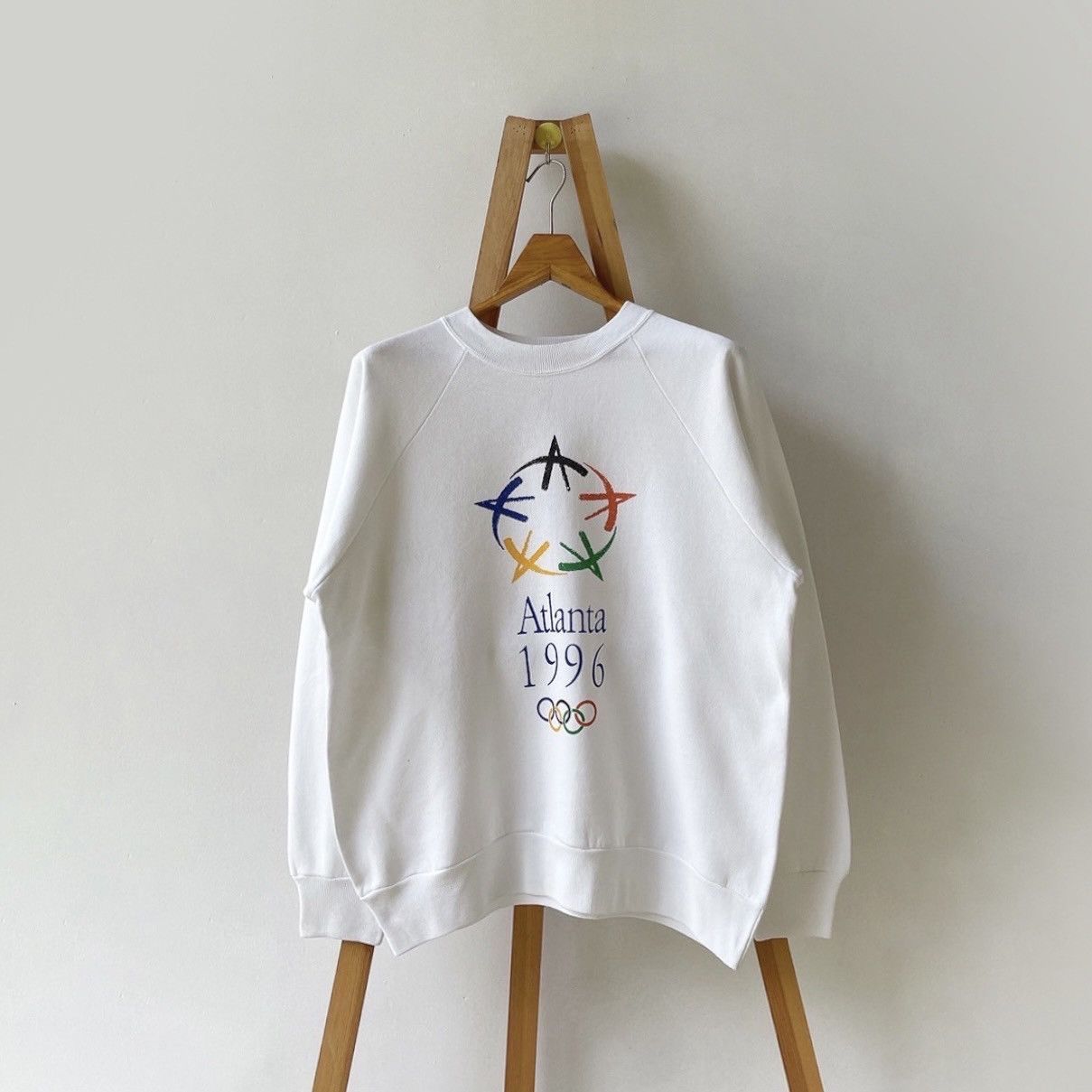 Vintage 90s Atlanta olympic games 1996 sweatshirt/ L Size US L / EU 52-54 / 3 - 1 Thumbnail