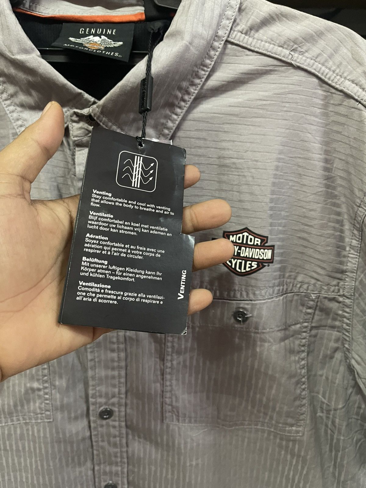 Harley Davidson Harley-Davidson Men's Performance Vented Textured Woven 🔥🔥🔥 Size US XL / EU 56 / 4 - 5 Thumbnail