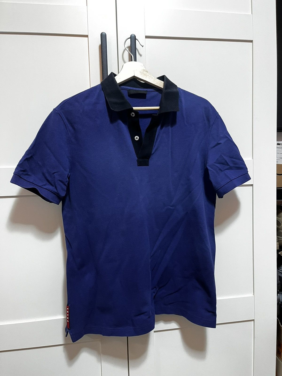 Prada Vintage Prada Polo Shirt Size US L / EU 52-54 / 3 - 6 Thumbnail