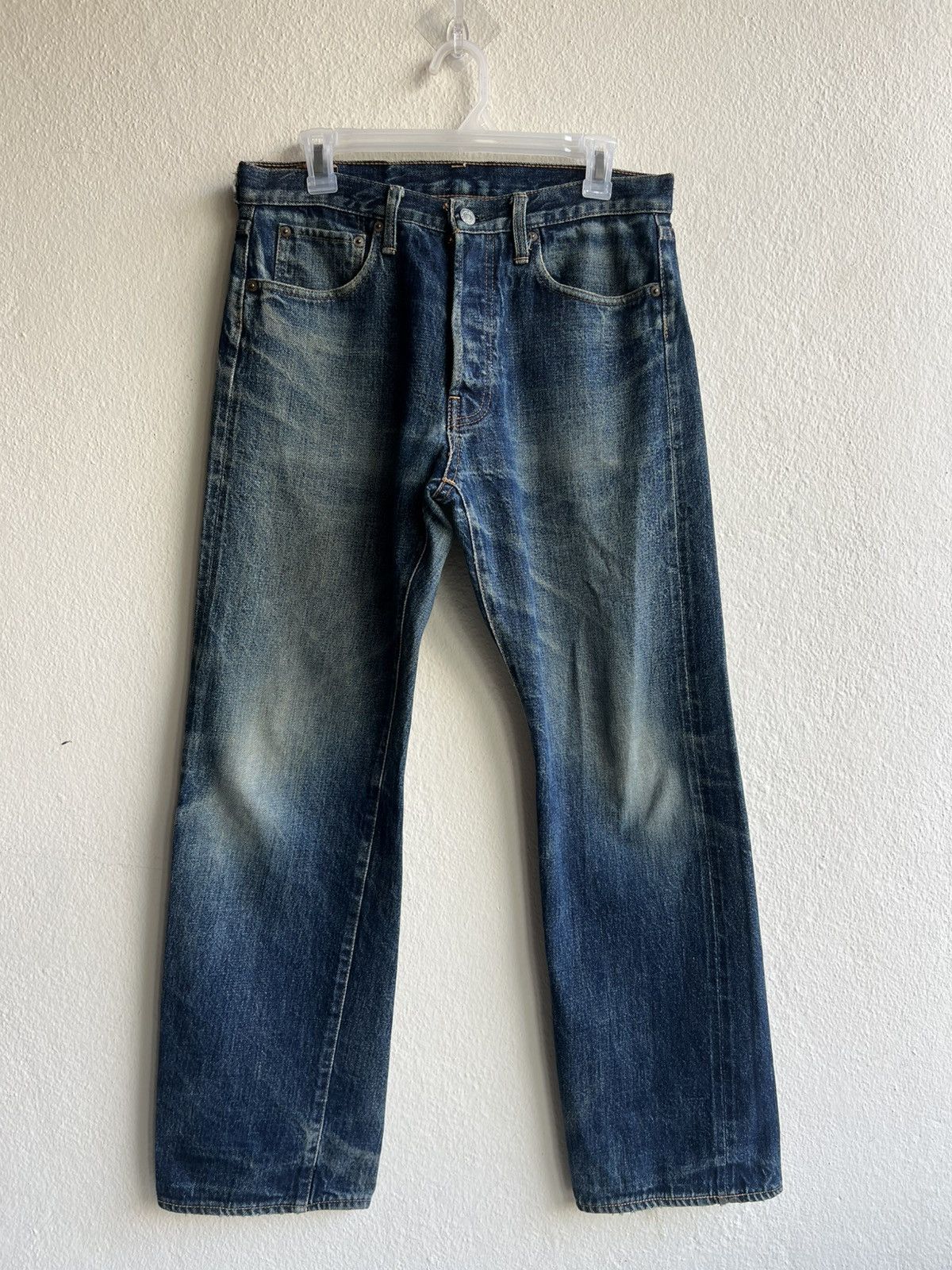 Vintage DENIME Japan Dirty Mud Denim Selvedge Jeans