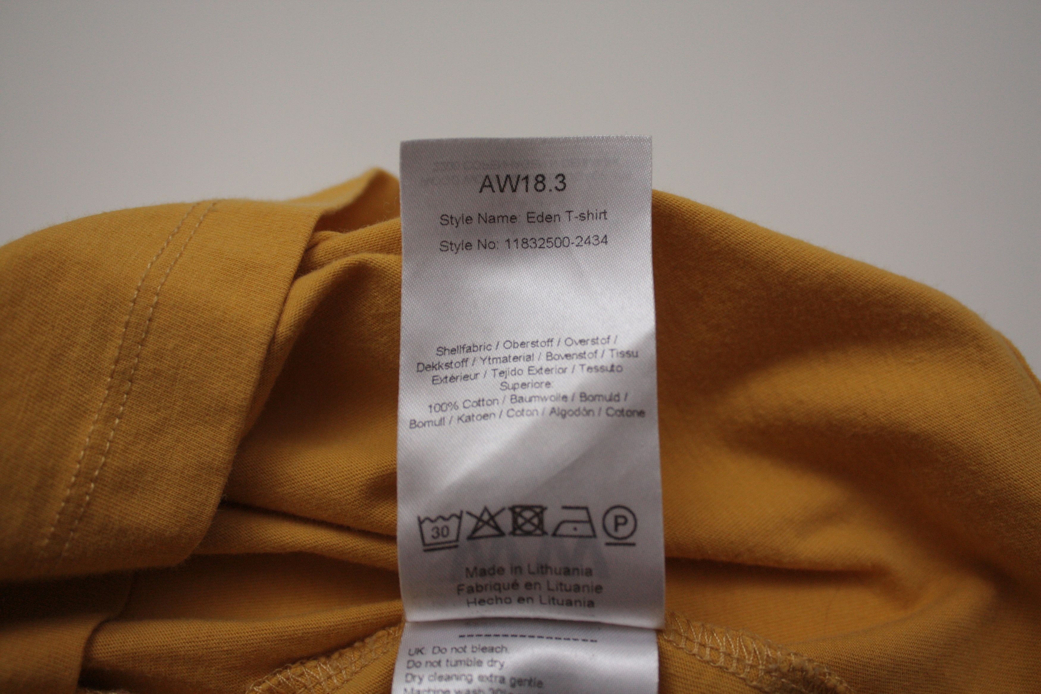 Wood Wood Wood Wood Eden T-Shirt Yellow A/W18 Size US M / EU 48-50 / 2 - 6 Thumbnail