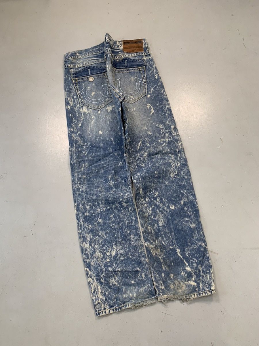 True Religion Vintage true religion thread embroidered straight denim Size US 36 / EU 52 - 1 Thumbnail