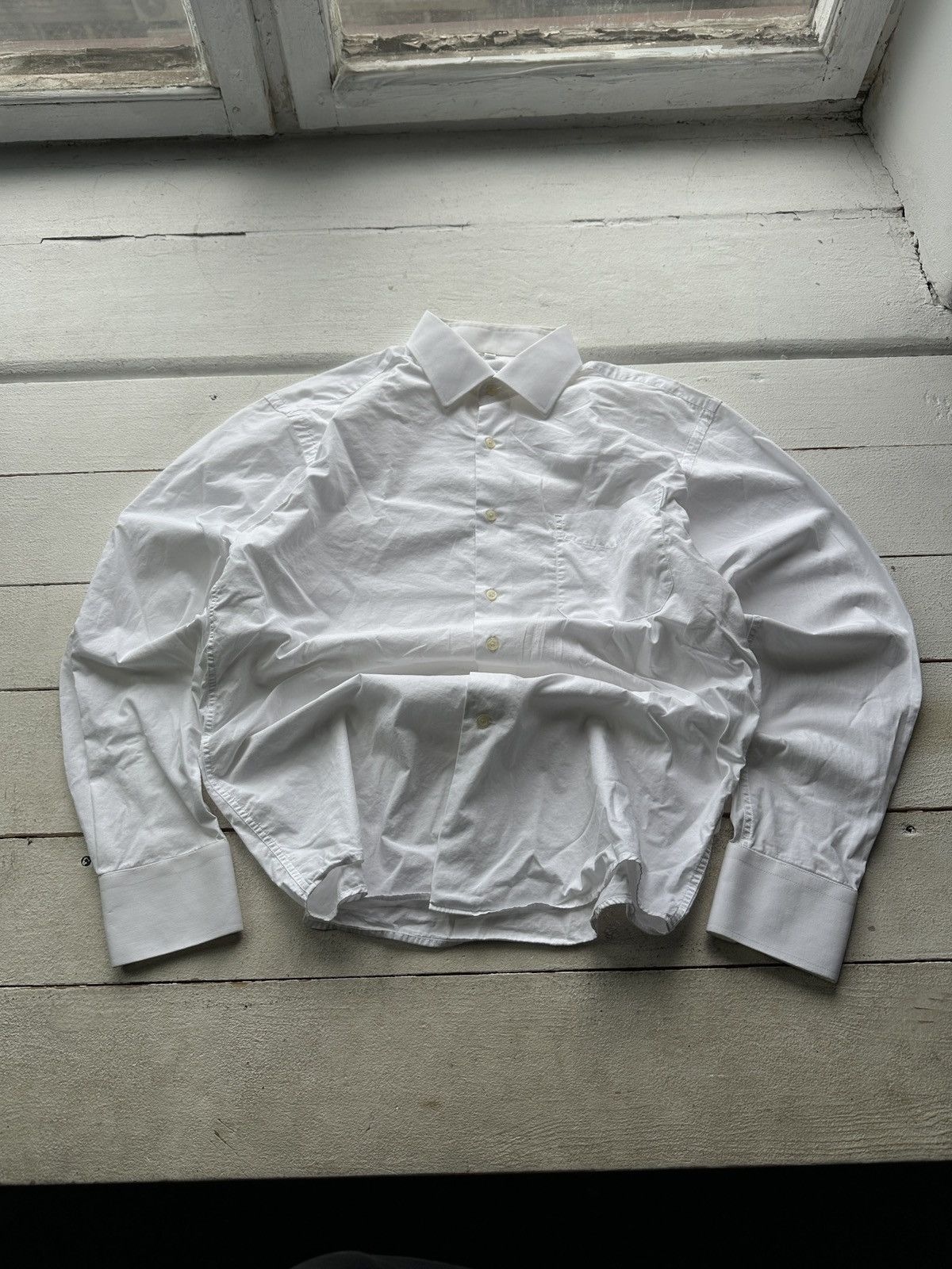 Balmain BALMAIN 🚨 WHITE SHIRT BASIC LUXURY OLD MONEY Size US M / EU 48-50 / 2 - 1 Thumbnail