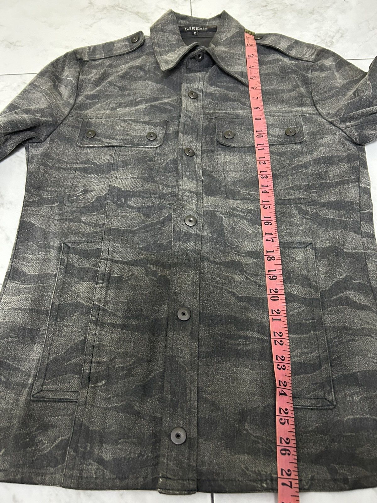 5351 POUR LES HOMMES 5351 POUR LESS HOMMES DOUBLE BREASTED JACKET TIGER STRIPE Size US M / EU 48-50 / 2 - 17 Thumbnail