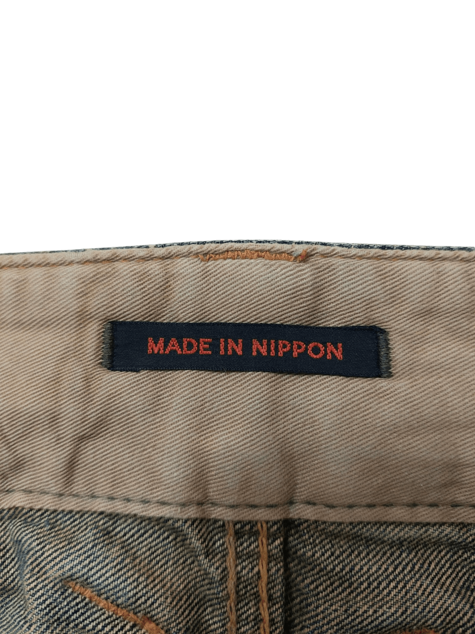 Blueway Japan Made Baggy Distressed Denim
