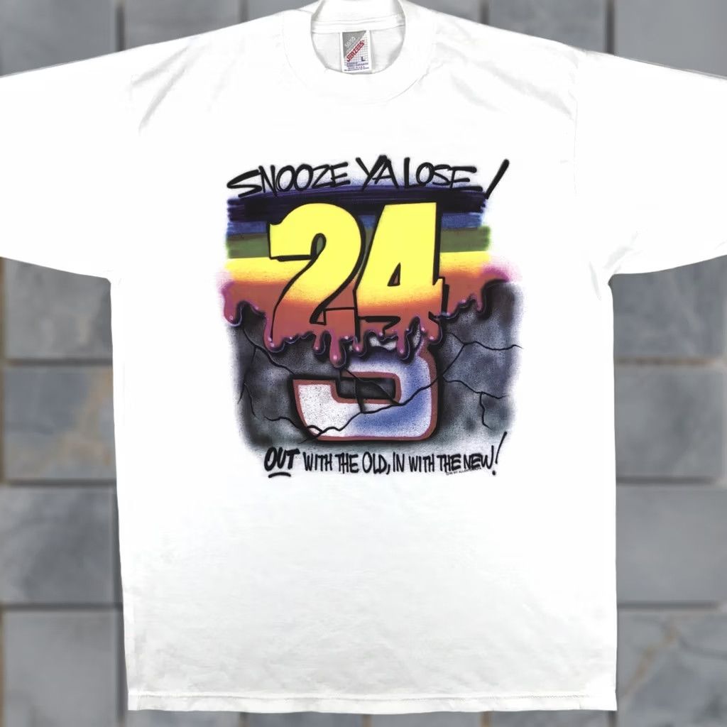 NASCAR VINTAGE 90s NASCAR HENDRICK MOTORSPORTS JEFF GORDON #24 T-Shirt LARGE racing Men Size US L / EU 52-54 / 3 - 1 Thumbnail