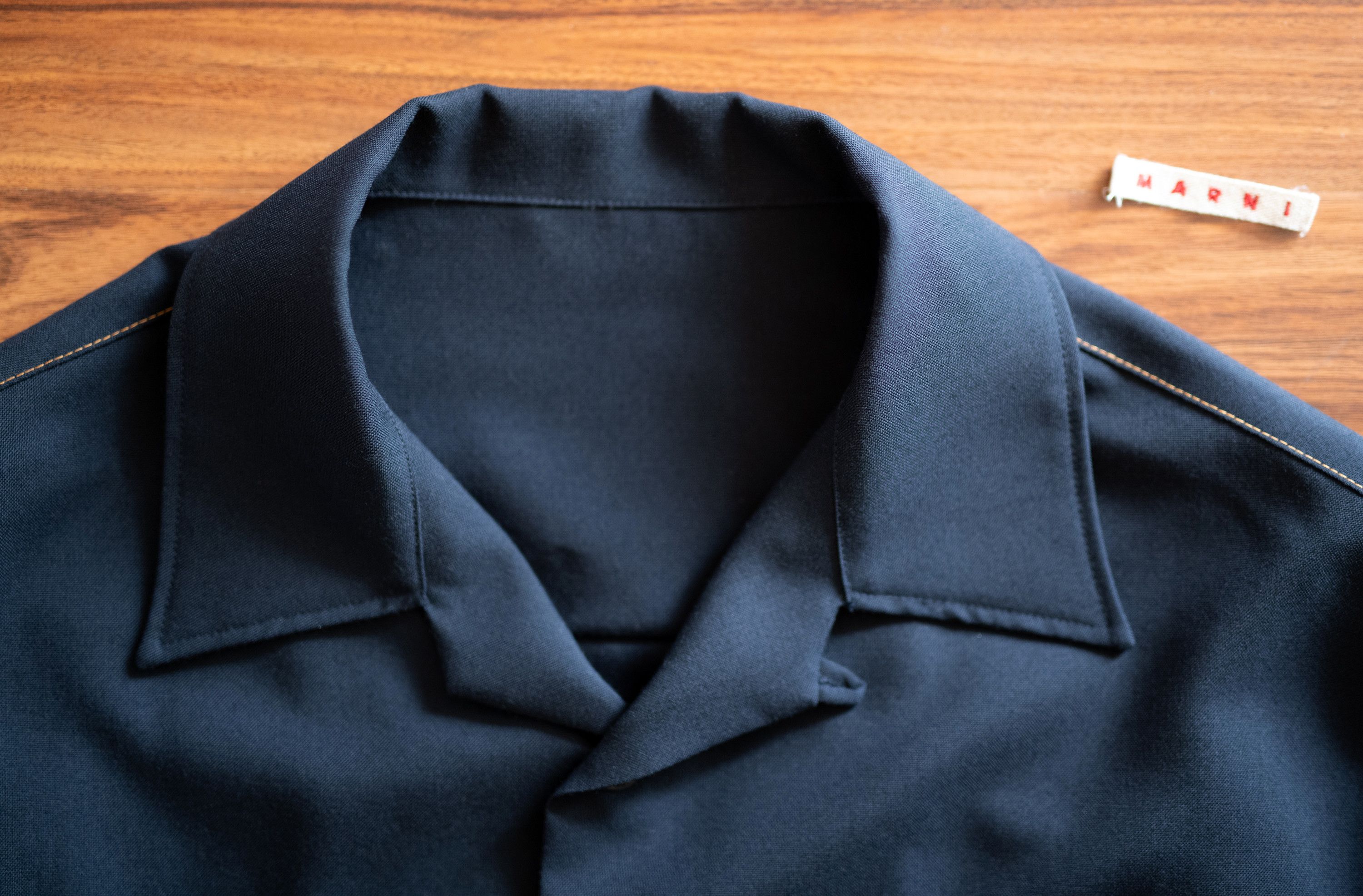 Marni $775 Marni Wool Camp Collar Shirt Size 52 Made in Italy Size US L / EU 52-54 / 3 - 6 Thumbnail