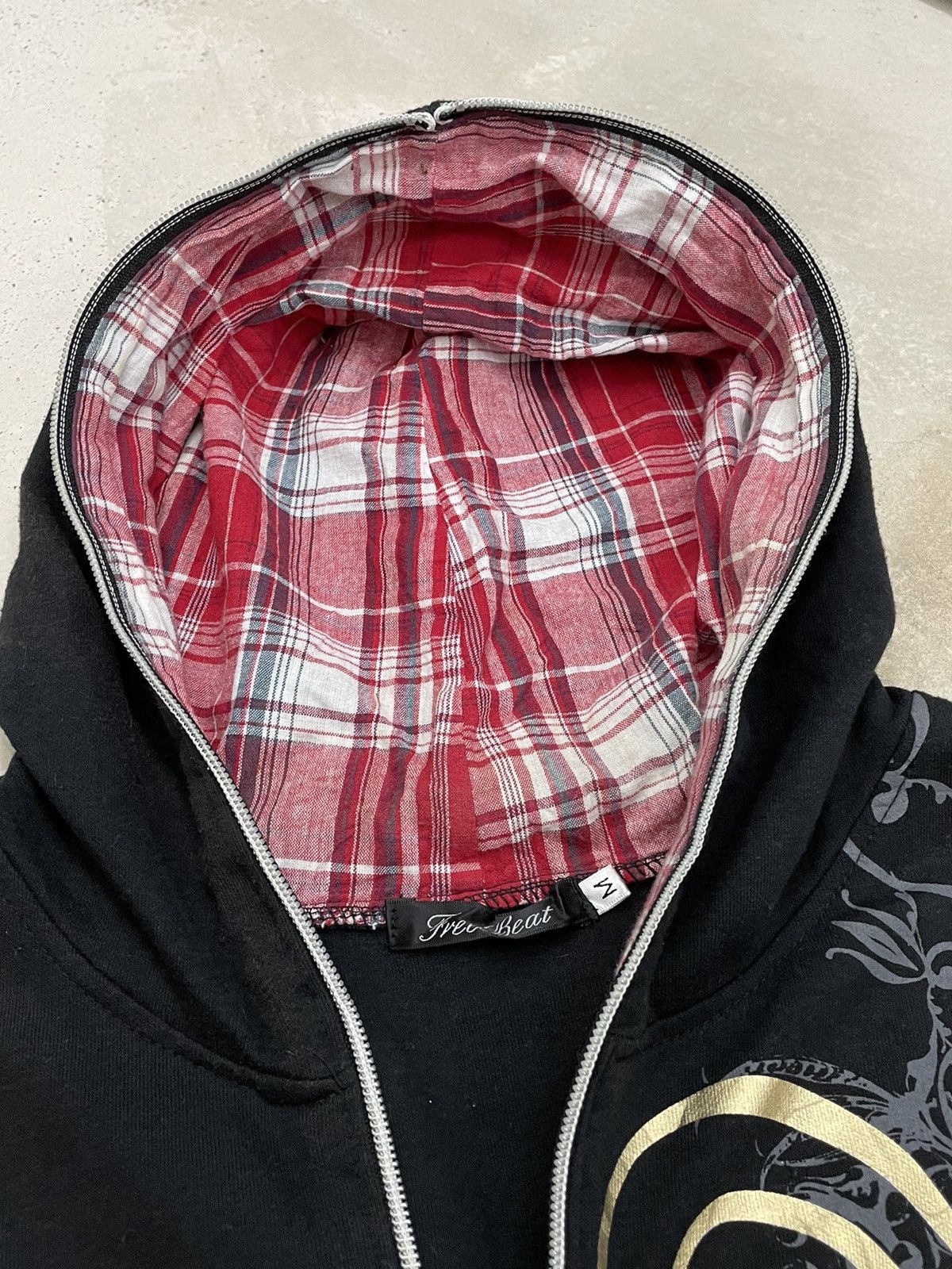Affliction Strong Emotions Life Poem Sleeveless Faded Tartan Hoodie Size US M / EU 48-50 / 2 - 4 Thumbnail