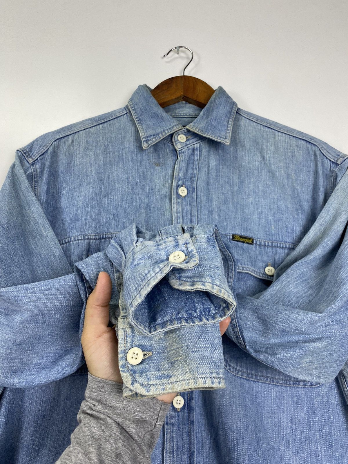 Vintage × Wrangler Vintage Wrangler Denim Jacket Size US M / EU 48-50 / 2 - 10 Thumbnail