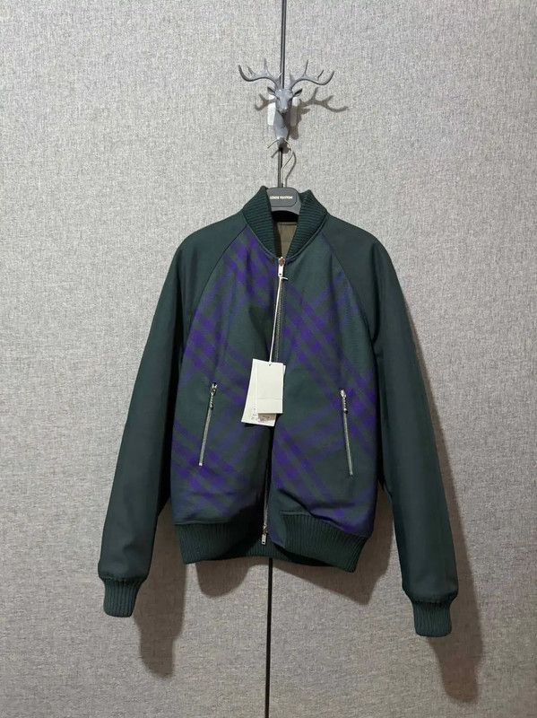 Burberry Color Block Quilted Men's Jacket
