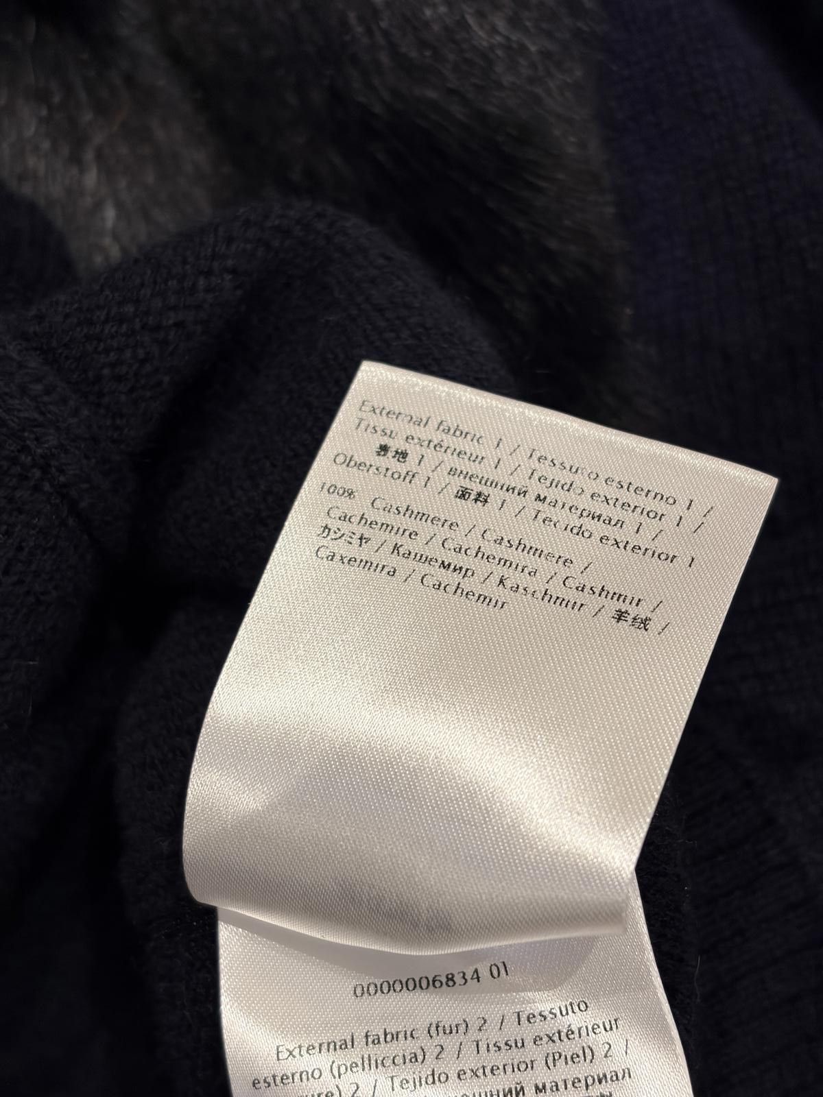 Valentino Valentino Cashmere & Kid Fur Panel Sweater Size US XL / EU 56 / 4 - 6 Thumbnail