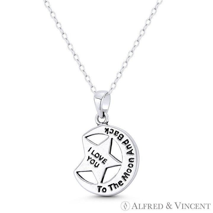 Other I Love You To The Moon & Back + Star Charm Pendant Size ONE SIZE - 1 Preview