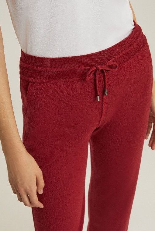 Loro Piana o1srvl11e0824 Merano Cashmere Pants in Red Size 30" / US 8 / IT 44 - 4 Thumbnail