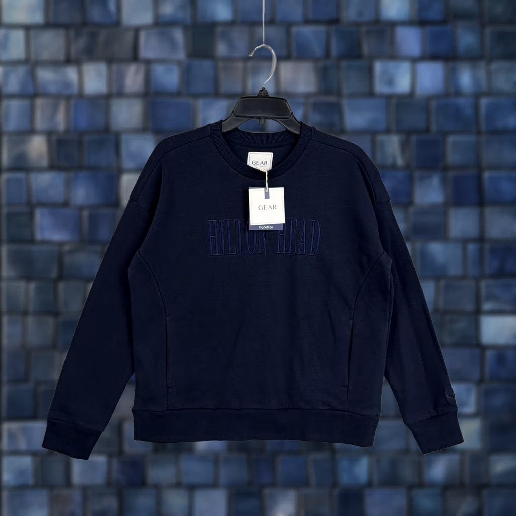 Vintage Gear For Sports Hilton Head Mens Medium Blue Crewneck Fleece Sweatshirt Nike? Size US M / EU 48-50 / 2 - 1 Thumbnail