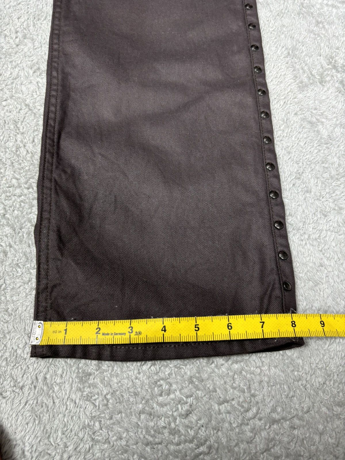 Designer × Japanese Brand × Yoshiyuki Konishi Yoshiyuki Konishi Stud Wax Pants. S0374 Size US 27 - 13 Thumbnail