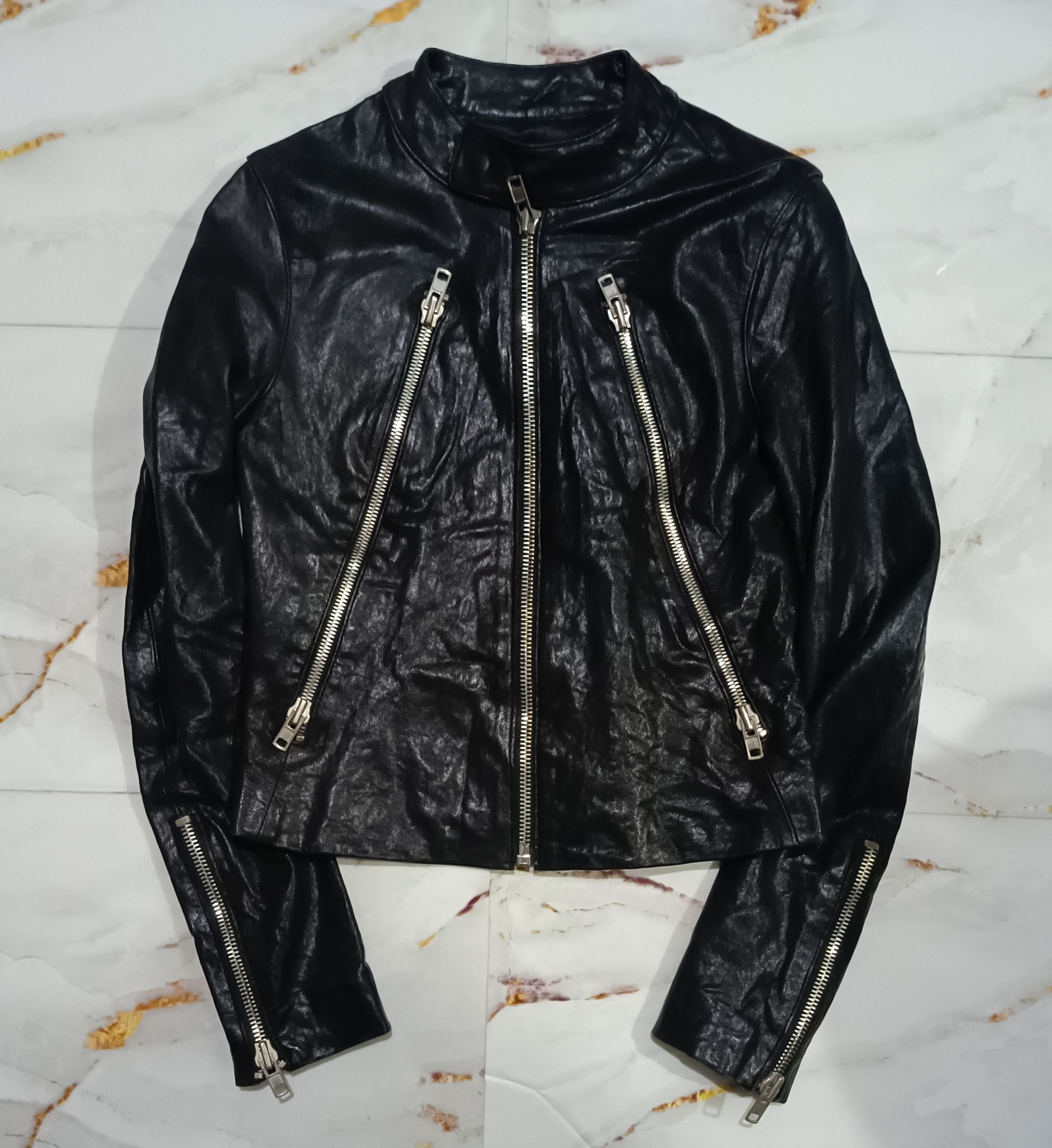 Leather MAISON MARTIN MARGIELA 5-ZIP LEATHER JACKET Styles Size S / US 4 / IT 40 - 1 Thumbnail