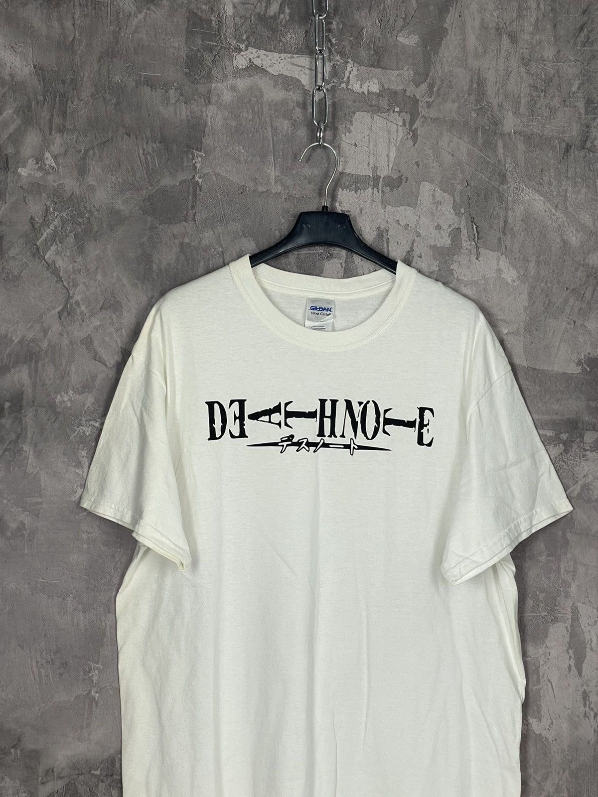 Anime × Vintage Vintage 2000s Death Note Big Logo White Tee Size US L / EU 52-54 / 3 - 2 Thumbnail