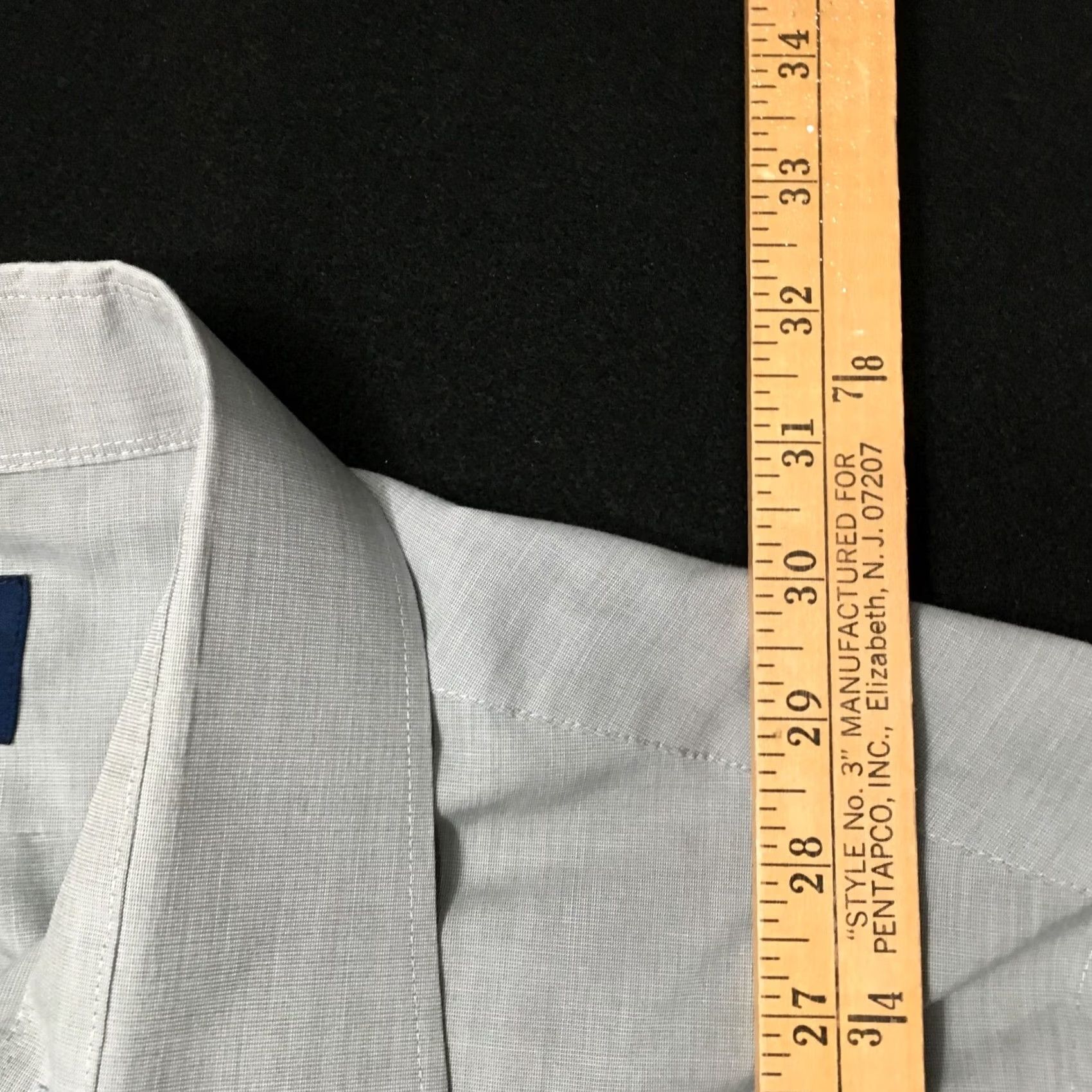Stafford Stafford WRINKLE FREE Button-Down Shirt Mens 17.5 34/35 GRAY Regular Fit Business Workwear Casual Size US XXL / EU 58 / 5 - 6 Thumbnail