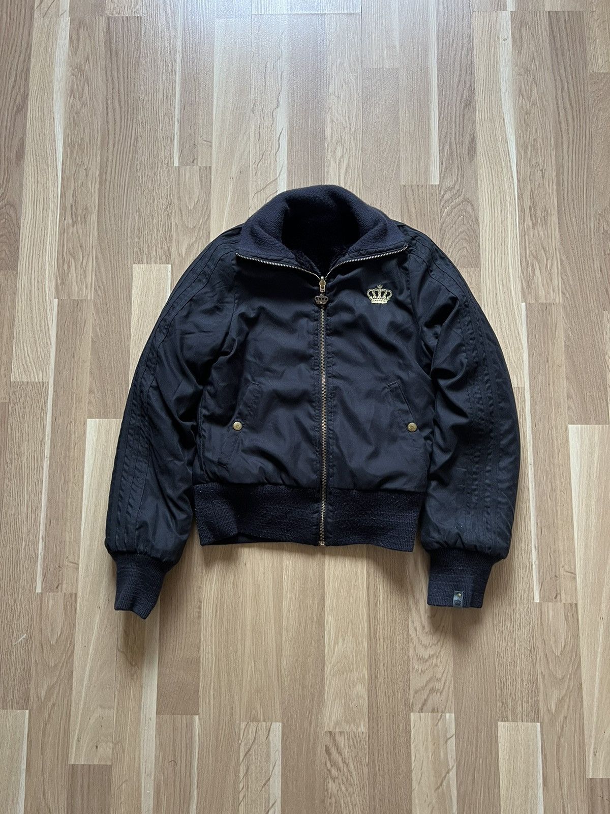 Adidas × Vintage Adidas respect for me bomber jacket avant garde y2k style Size M / US 6-8 / IT 42-44 - 5 Thumbnail
