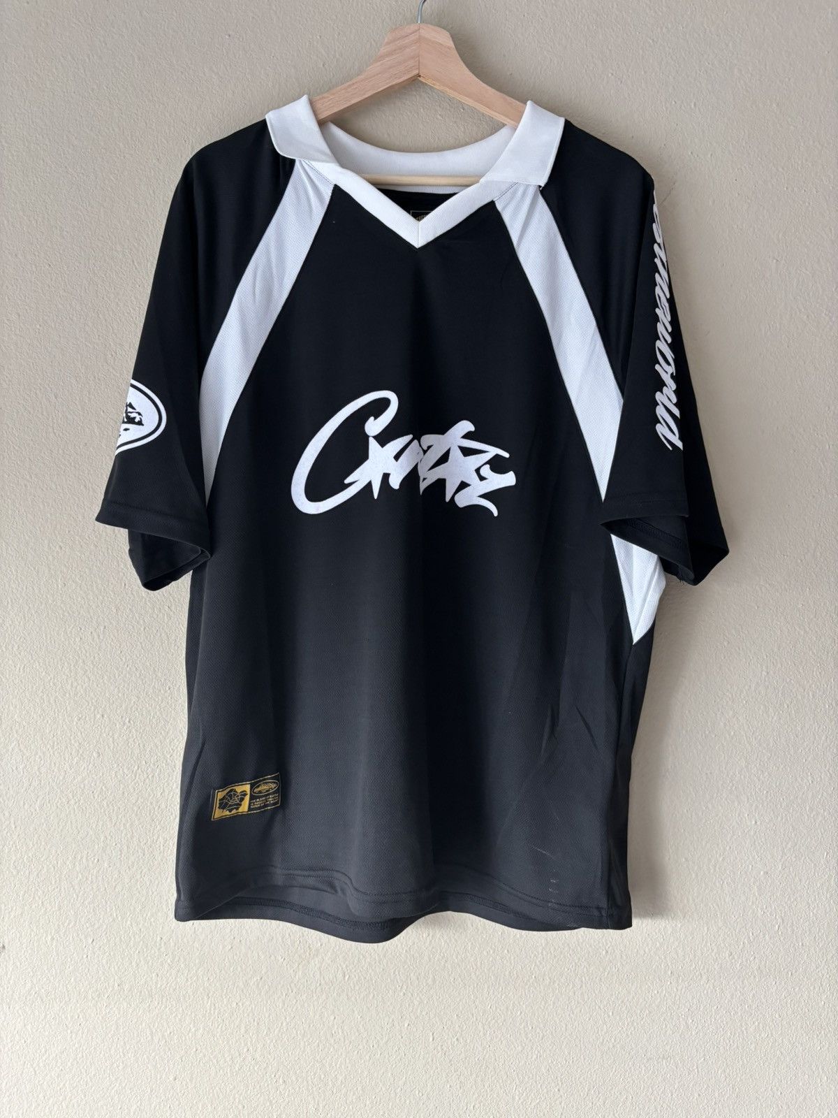 トップス Corteiz L/S HMP Mesh Panel Jersey Black Buy Corteiz HMP Mesh Panel Jersey 'Black' - 7892