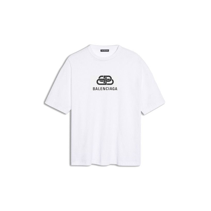 Balenciaga Balenciaga Balenciaga White T-shirt with BB logo-2506 Size US XS / EU 42 / 0 - 3 Thumbnail
