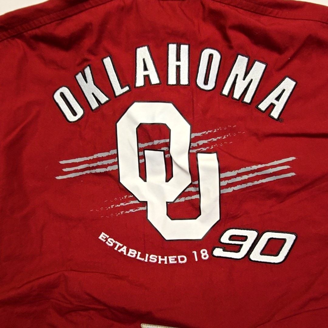 Columbia Columbia PFG Oklahoma Sooner Red Outdoor Fishing L Shirt Size US L / EU 52-54 / 3 - 11 Thumbnail