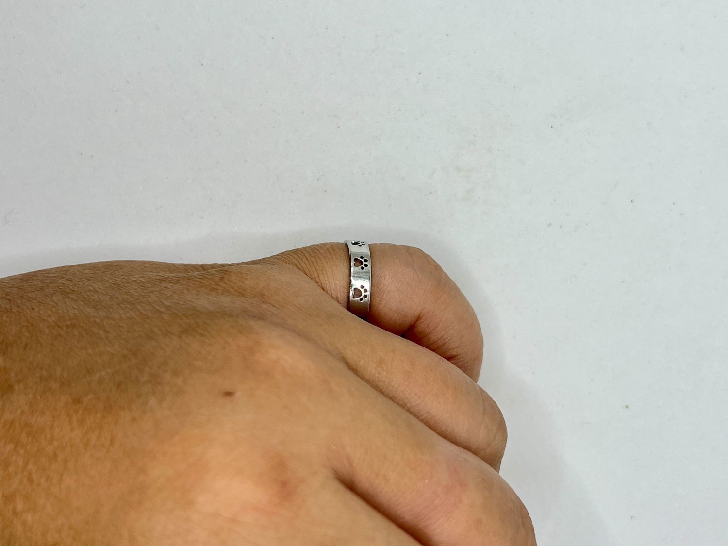 Jewelry Pet Paw Silver Ring - Size 6.5 Size ONE SIZE - 6 Thumbnail