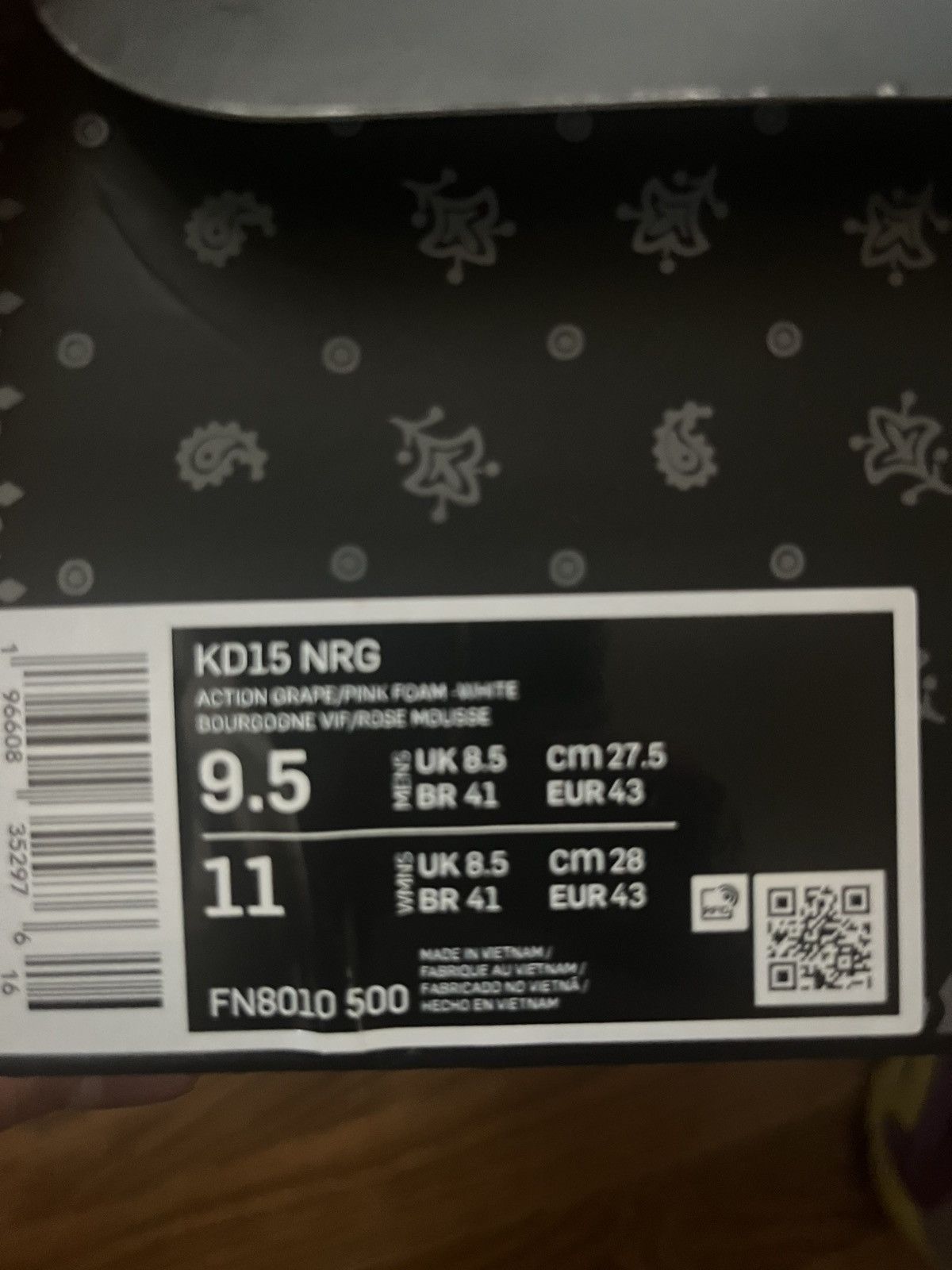 Nike KD15 "What The" Size US 9.5 / EU 42-43 - 7 Thumbnail