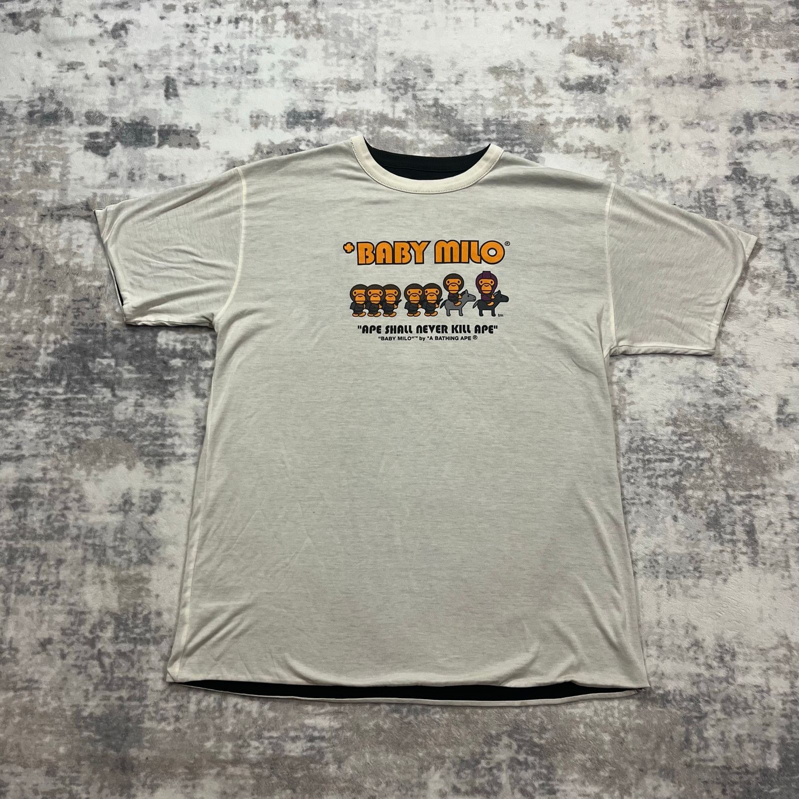 Bape × Nigo Authentic Bape 2000's Baby Milo Reversible Tee XL Size US XL / EU 56 / 4 - 1 Thumbnail