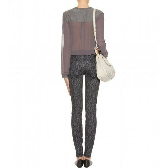 Current/Elliot Current/Elliott Revolve Ankle Skinny Jean 26 Black Antique L Size 26" / US 2 / IT 38 - 7 Thumbnail