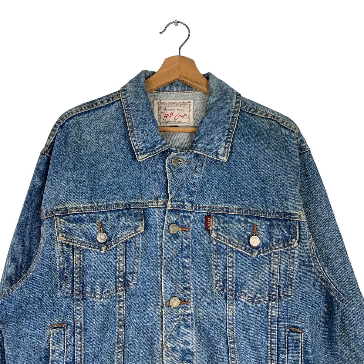 Japanese Brand HILL CROP Western Wear Denim Jacket #0859-C38 Size US M / EU 48-50 / 2 - 2 Thumbnail