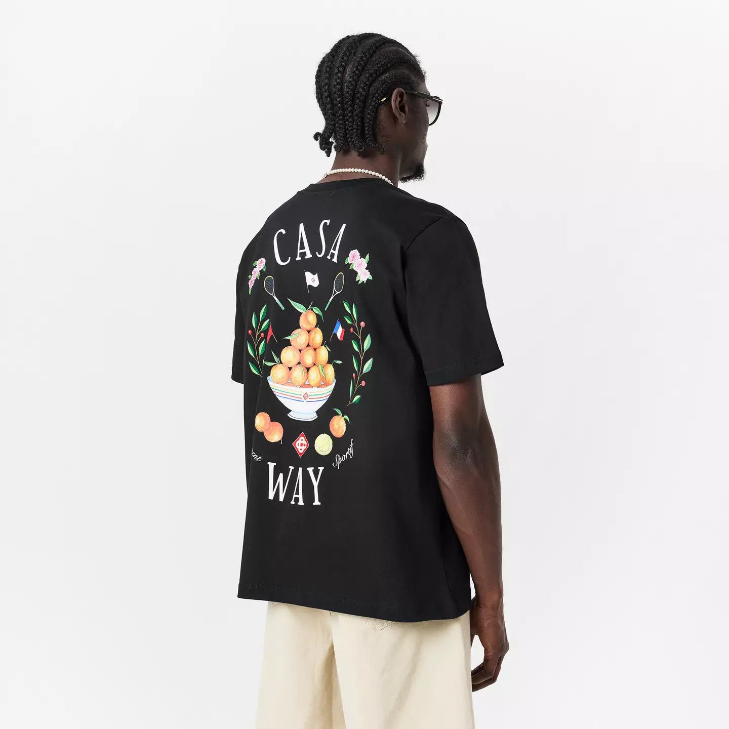 Casablanca o1g2r1mq0426 Way T-Shirt in Black Size US XXL / EU 58 / 5 - 4 Thumbnail