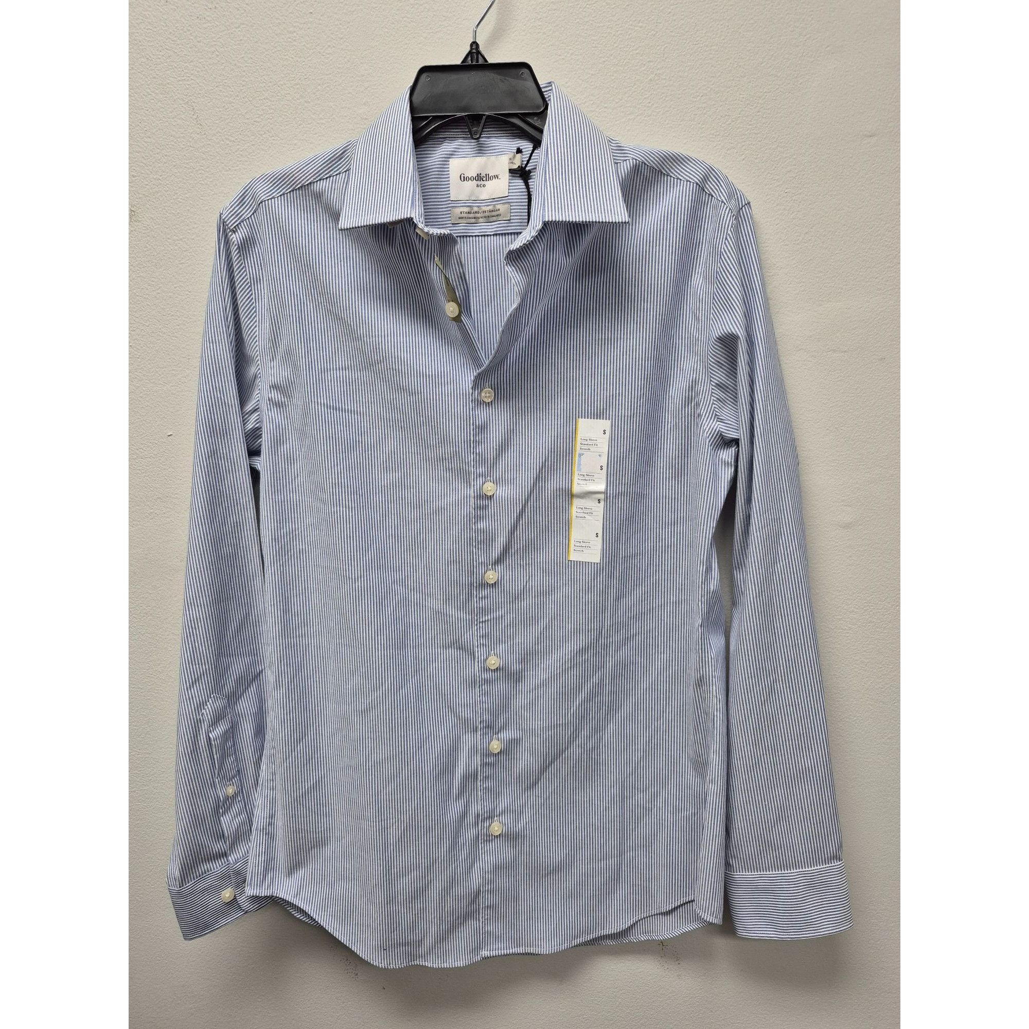 Other Goodfellow & Co Mens Blue Striped Button-Down Shirt S 14-14. Size US S / EU 44-46 / 1 - 1 Thumbnail