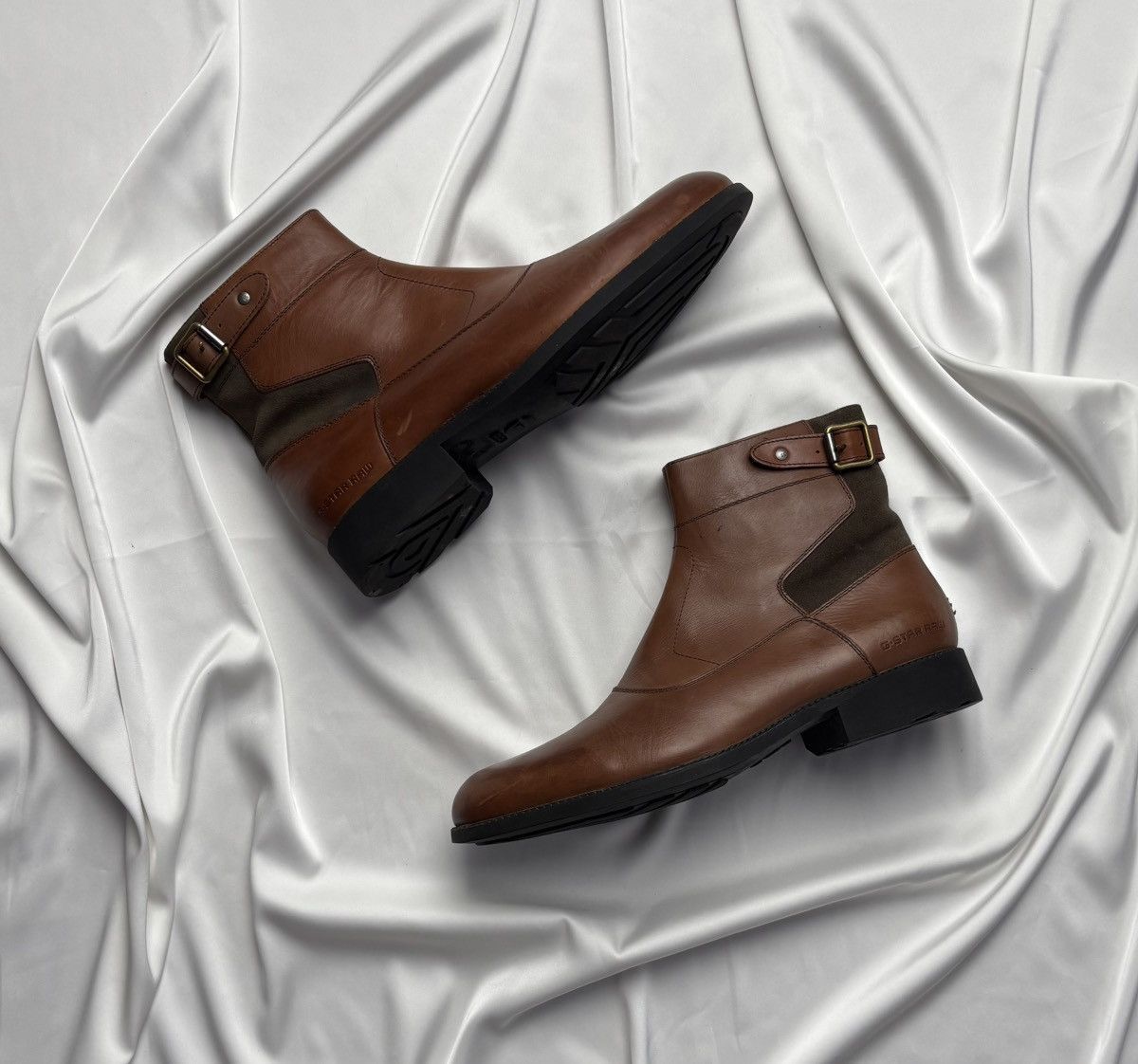 G-Star G Star Raw leather biker boots Size US 8 / EU 41 - 1 Thumbnail